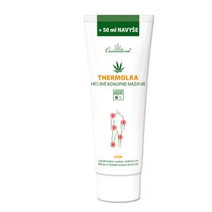 Cannaderm Thermolka - hrejivé konopné mazanie 250 ml