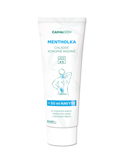 Cannaderm Mentholka – chladivé konopné mazanie 250 ml