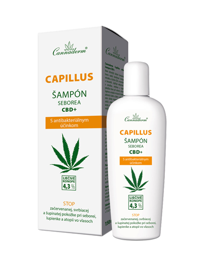 Cannaderm Capillus - šampón seborea CBD+ 150 ml